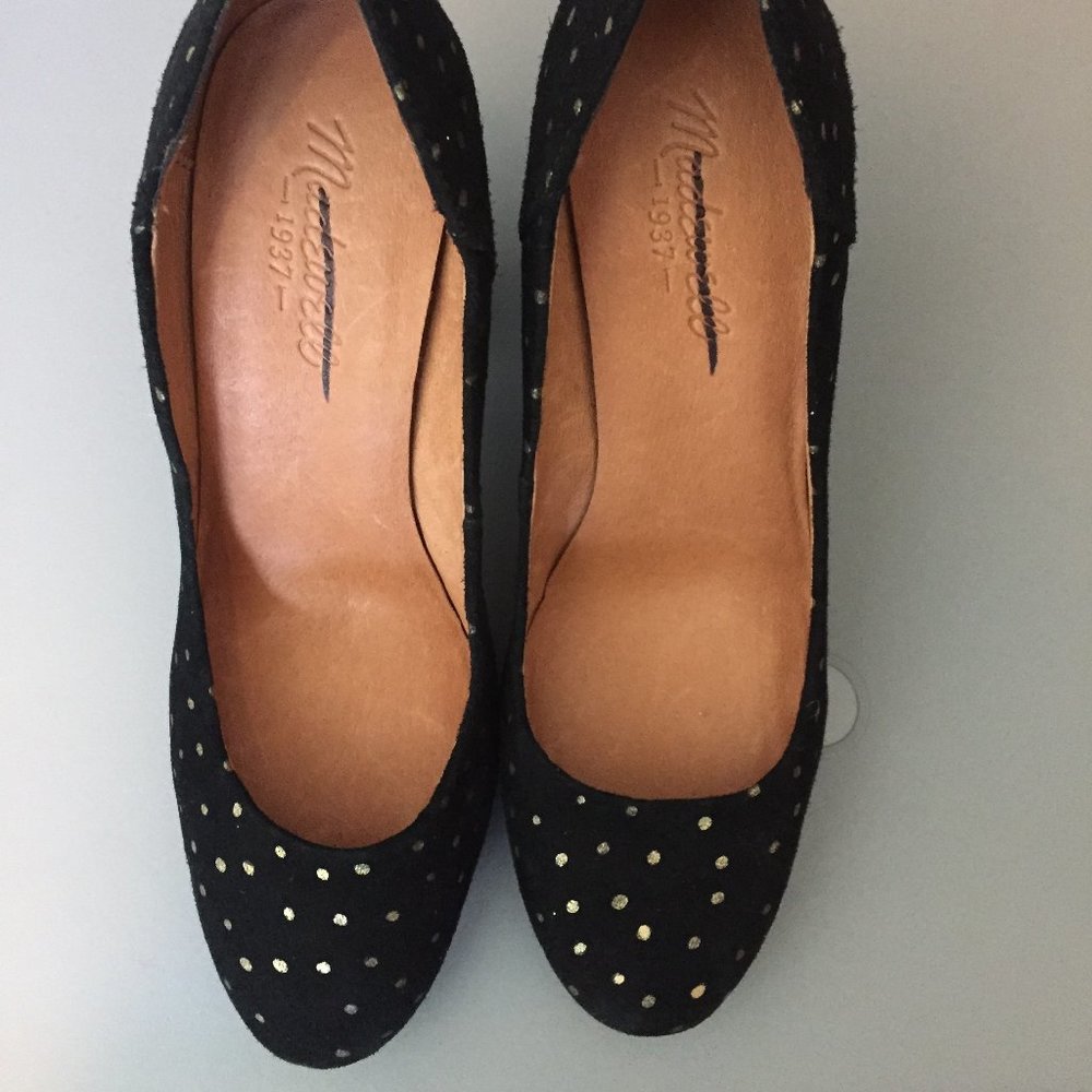 Madewell The Frankie Pump in Foil Dot